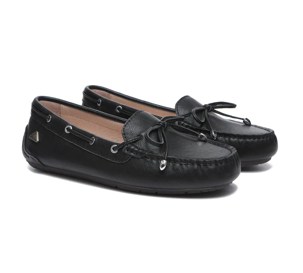 UGG Moccasins Women Summer Leather Loafers Flats Nonslip Frida