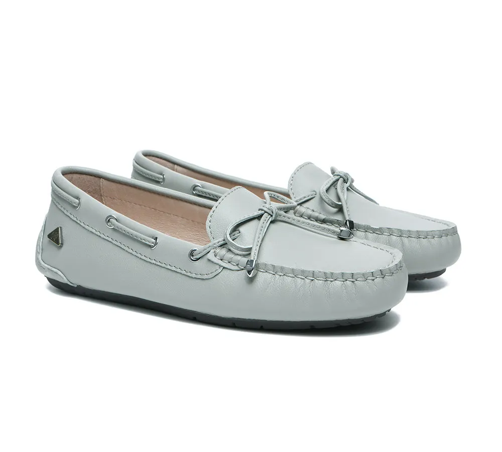 UGG Moccasins Women Summer Leather Loafers Flats Nonslip Frida