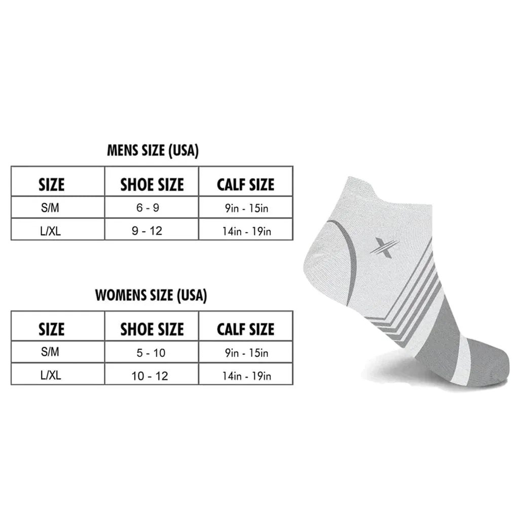 White Edition Ultra V-striped Compression Socks - Low-cut (6-Pairs)